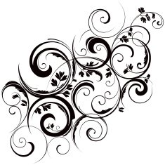 Swirling motif design