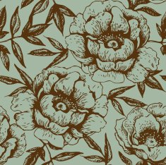 Seamless Floral Pattern N1334