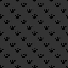 Animal footprint seamless dark pattern