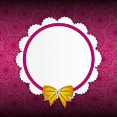 Frame in Vintage Background Vector Illustration N8
