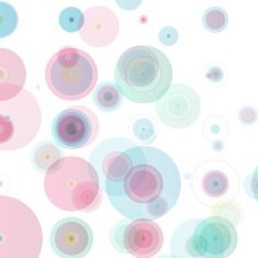 Vector Abstract Drawn Colorful Circles Background N2