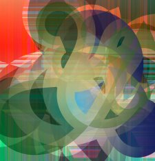 abstract flat decorative artwork N3