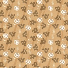Seamless pattern with primitive elements
