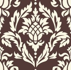 Damask Pattern with Ananas