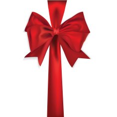 Shiny red satin ribbon N3