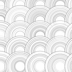Vector Abstract Drawn Colorful Circles Background N4
