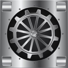 Abstract mechanical background N4