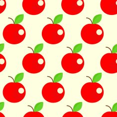One credit seamless Apples background
