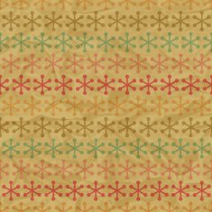 Christmas seamless pattern with snowflakes in retro style