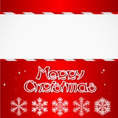 Merry Christmas vector background with glossy balls