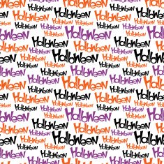 Happy Halloween vector seamless pattern Stylish background