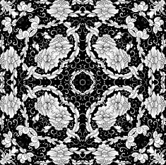 background floral vintage gold vector N2