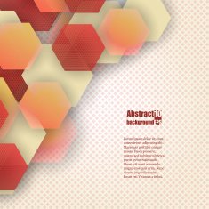 Abstract background with hexagons N4