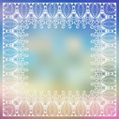 Mehndy flowers card N17
