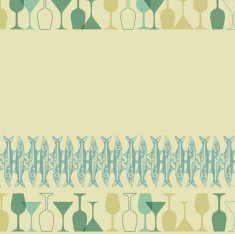 Restaurant or wine bar menu design Seamless vector illustration N3