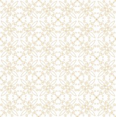 seamless damask in gold N2
