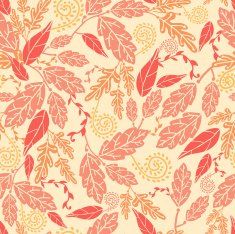 Autumn leaves seamless pattern N35