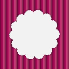 Frame in Paper Vintage Seamless Background Vector Illustration N2