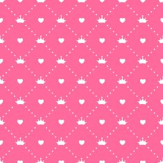 Princess Seamless Pattern Background Vector Illustration N7