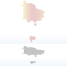 Map of Territory Norfolk Island Australian overseas territory