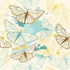 Butterfly seamless pattern N22