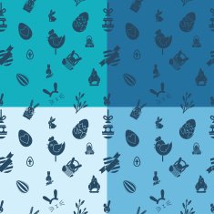 Easter Seamless Pattern N40
