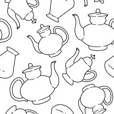 Seamless pattern with wine bottles N2