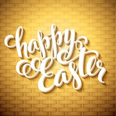 Easter greeting with eggs Vector illustration N2