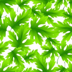 Seamless green leaves background N3