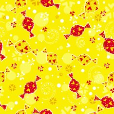 color pattern with candys
