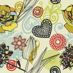 Floral seamless texture N18
