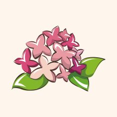 flower theme elements vector eps N263