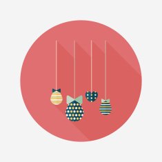 easter hanging flat icon with long shadow eps10 N15
