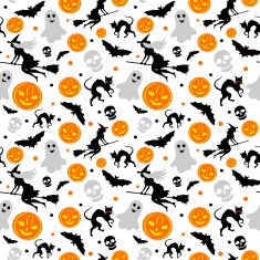 Halloween seamless background N17