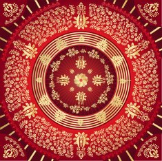 Royal golden seamless pattern