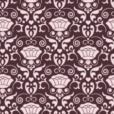 Classic seamless floral ornate background N2