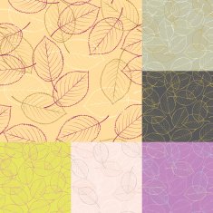 Seamless leaves background N5