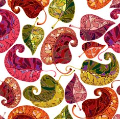 Leaves seamless pattern N26