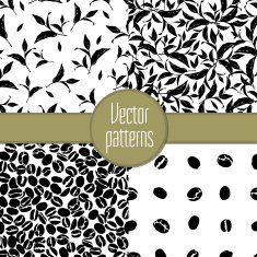 Seamless pattern tea and coffee Vector illustration N2