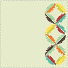 Abstract colorful background in patchwork style