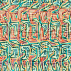 Seamless colorful background made of abstract shapes N2