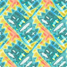 Seamless colorful background made of abstract shapes N4