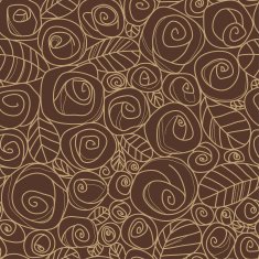 Vector seamless pattern with roses N8