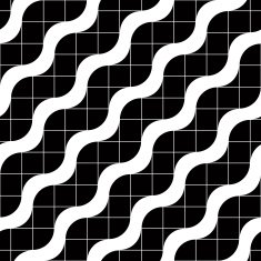 Ornate mosaic seamless pattern geometric vector background N2