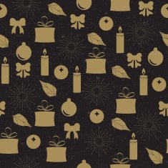 Christmas seamless pattern vector