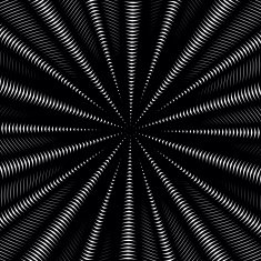 Moire style gradient optical pattern motion effect tile Decor