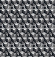Geometric seamless pattern endless black and white vector N8