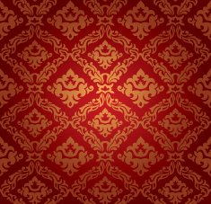 Seamless damask wallpaper N80