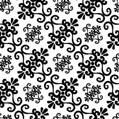 Seamless uncolored pattern N2