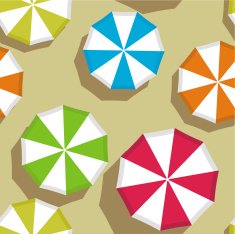 Sunshades seamless pattern